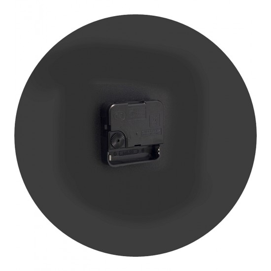 Relógio De Parede 30,5cm Por 4,5cm Quartz De Plástico Chronos Cinza Com Dourado